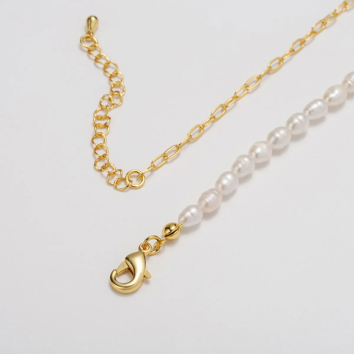 Diamond Pearl Heart Necklace sold by Selenichast product image thumbnail 3