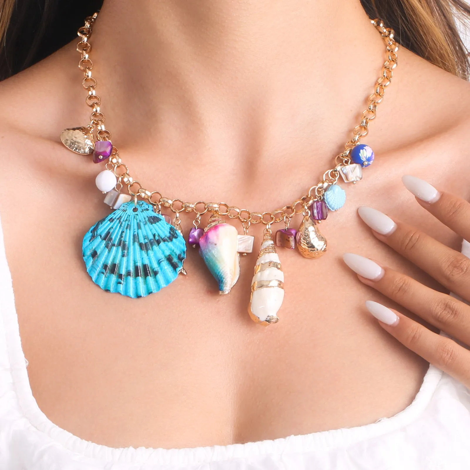 Seabeach Boho Chic Necklace sold by Selenichast product image thumbnail 4