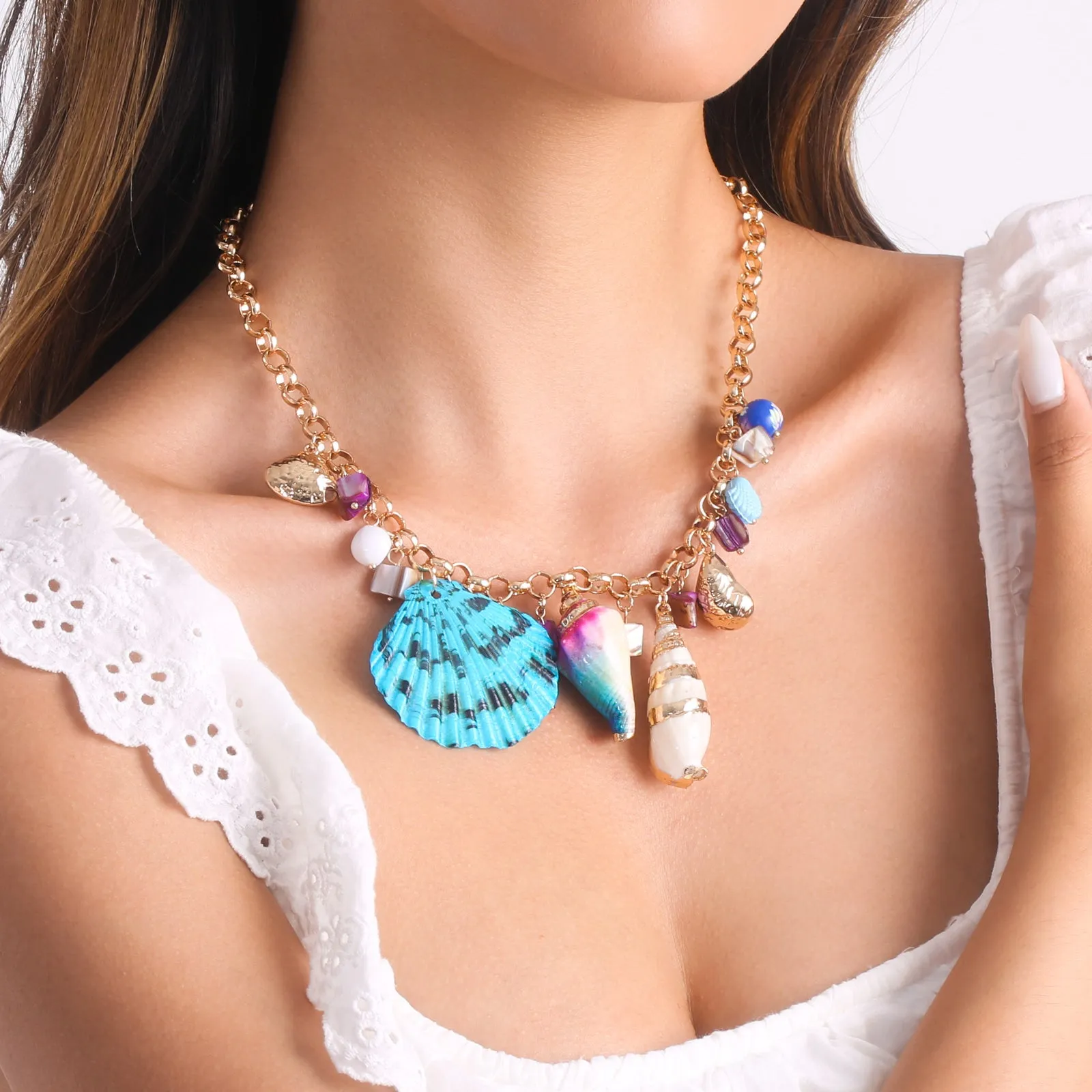 Seabeach Boho Chic Necklace sold by Selenichast product image thumbnail 3
