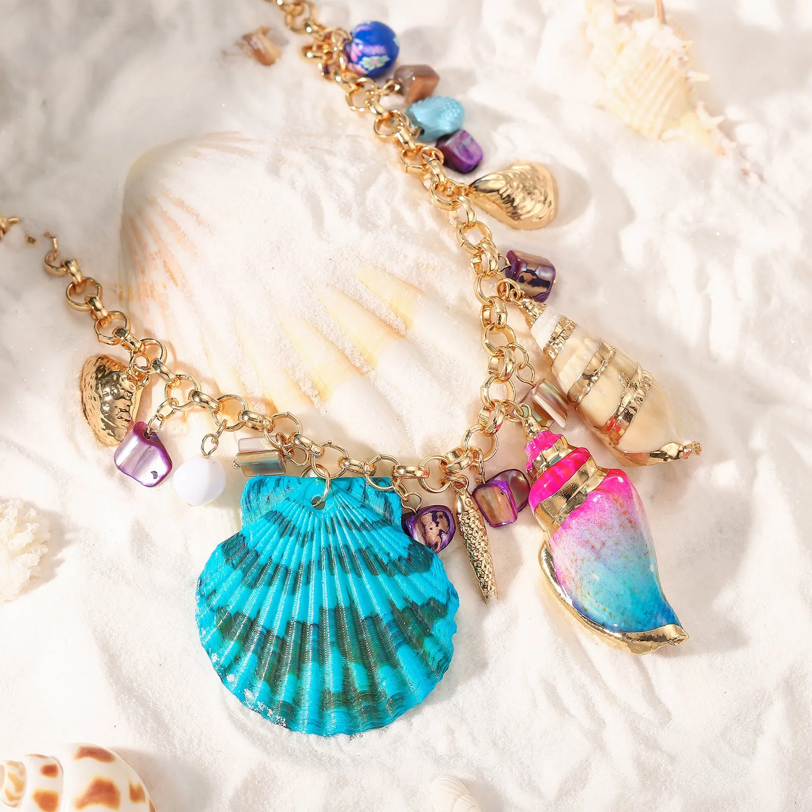 Seabeach Boho Chic Necklace sold by Selenichast product image thumbnail 5