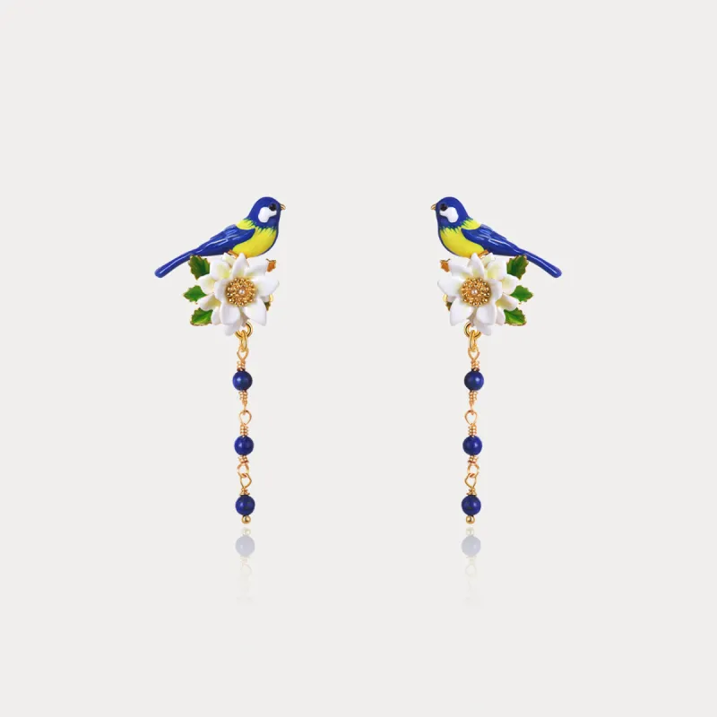Blue Tit Earrings made by Selenichast