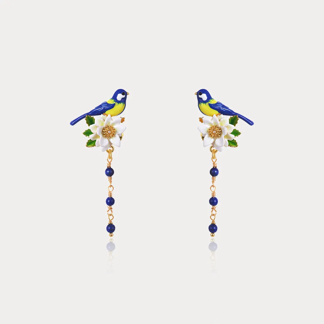Blue Tit Earrings sold by Selenichast