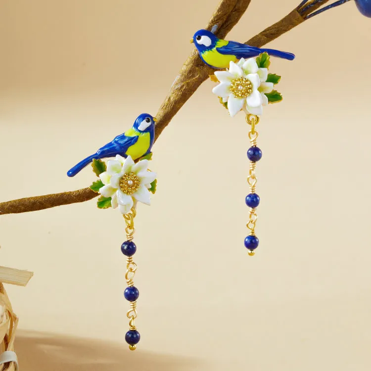 Blue Tit Earrings sold by Selenichast product image thumbnail 5