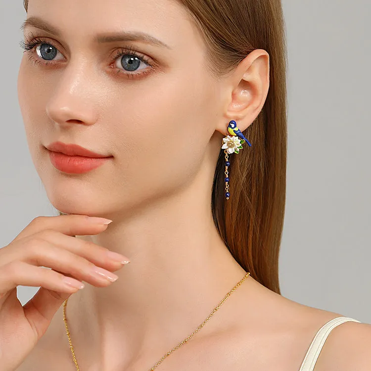 Blue Tit Earrings sold by Selenichast product image thumbnail 2