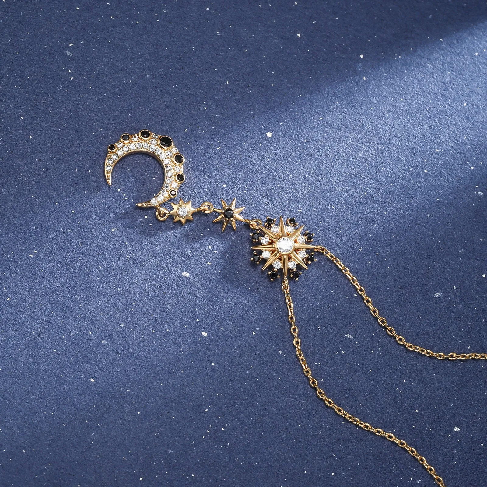 Midnight Moon Star Necklace sold by Selenichast product image thumbnail 5