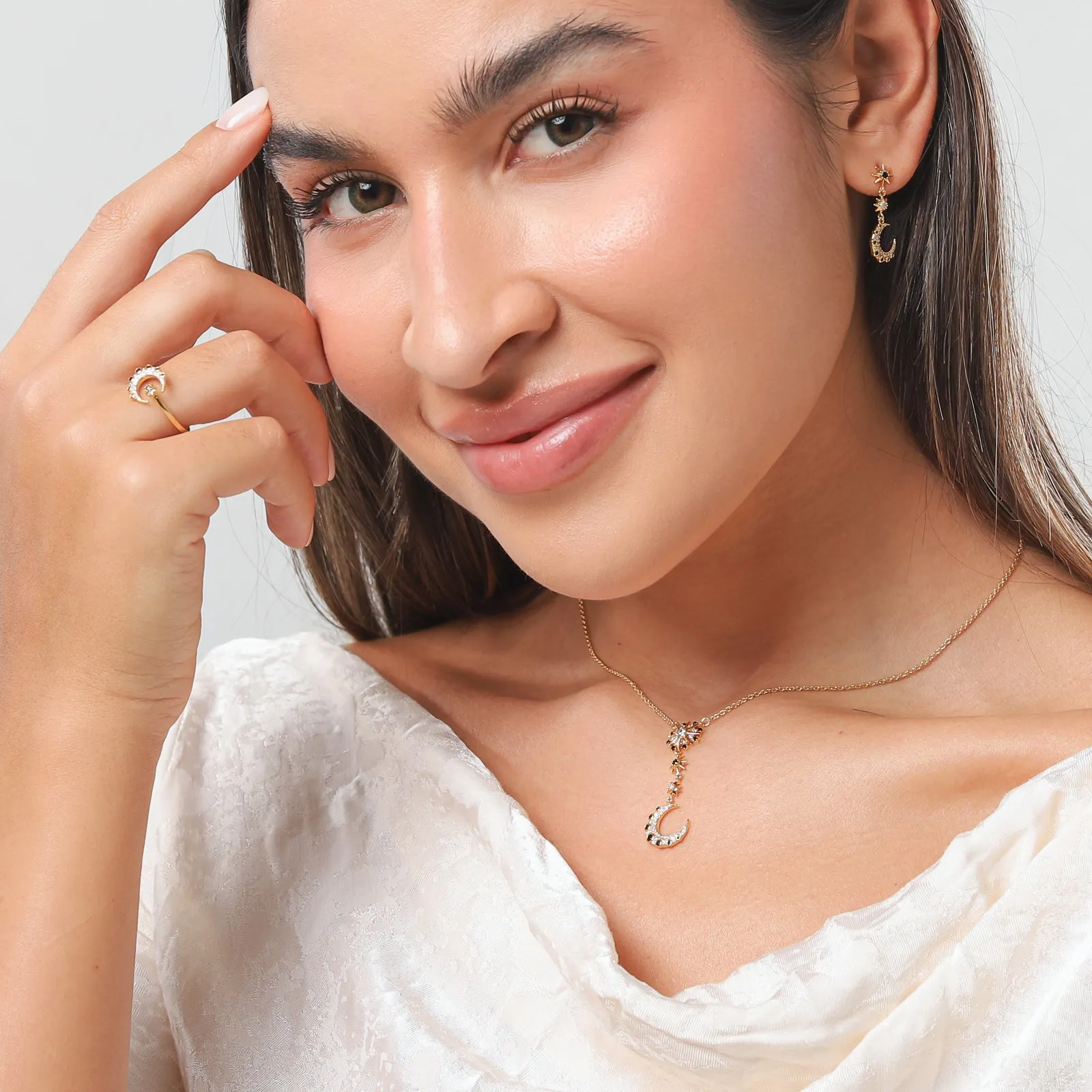 Midnight Moon Star Necklace sold by Selenichast product image thumbnail 3