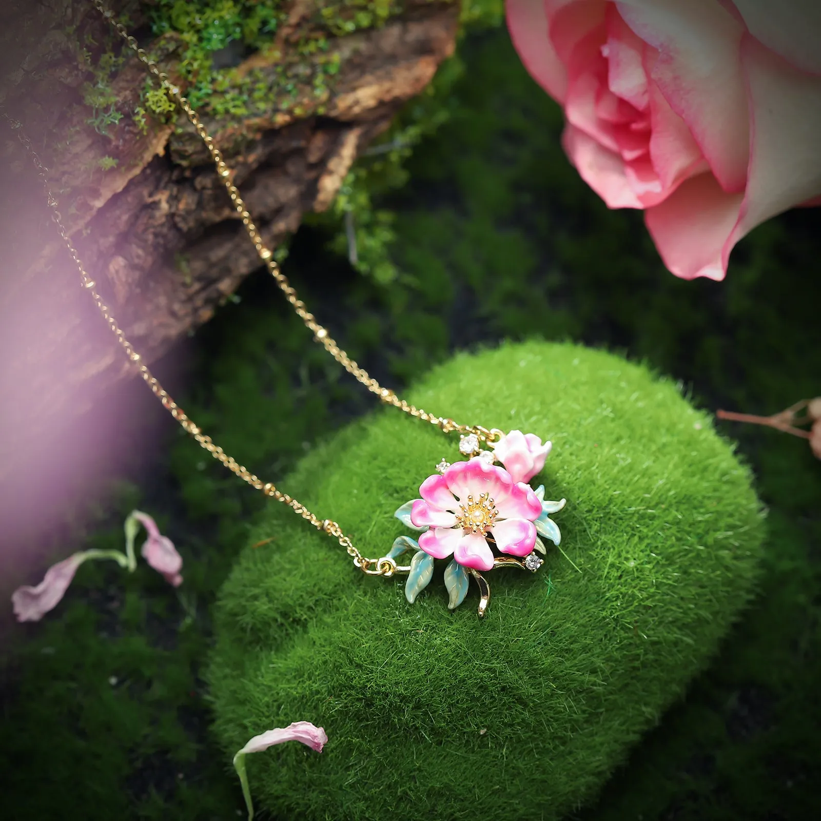 Peony Necklace sold by Selenichast product image thumbnail 3