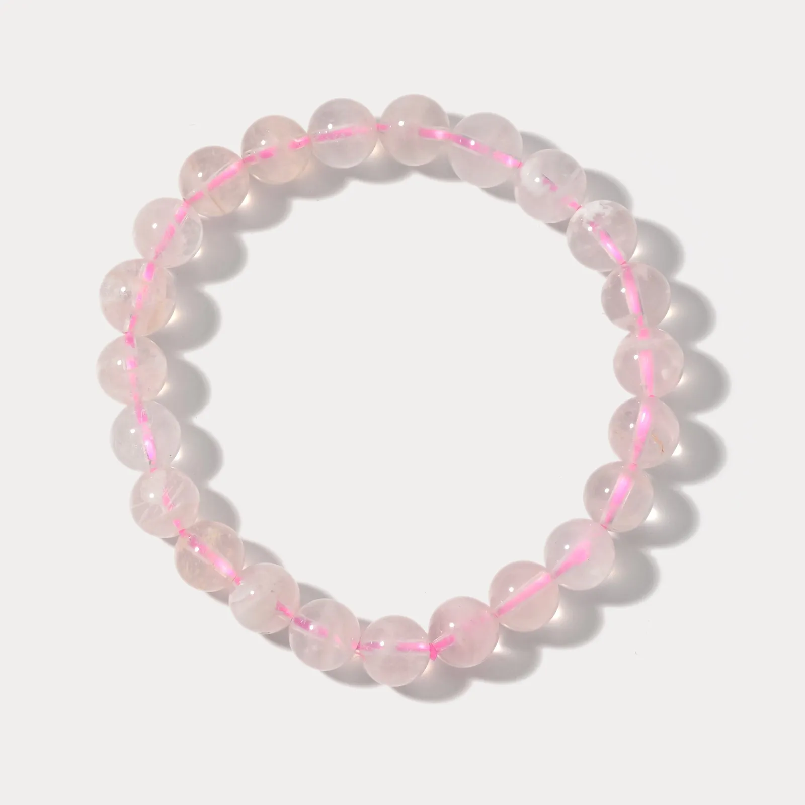 Natural Rose Quartz Bracelet sold by Selenichast