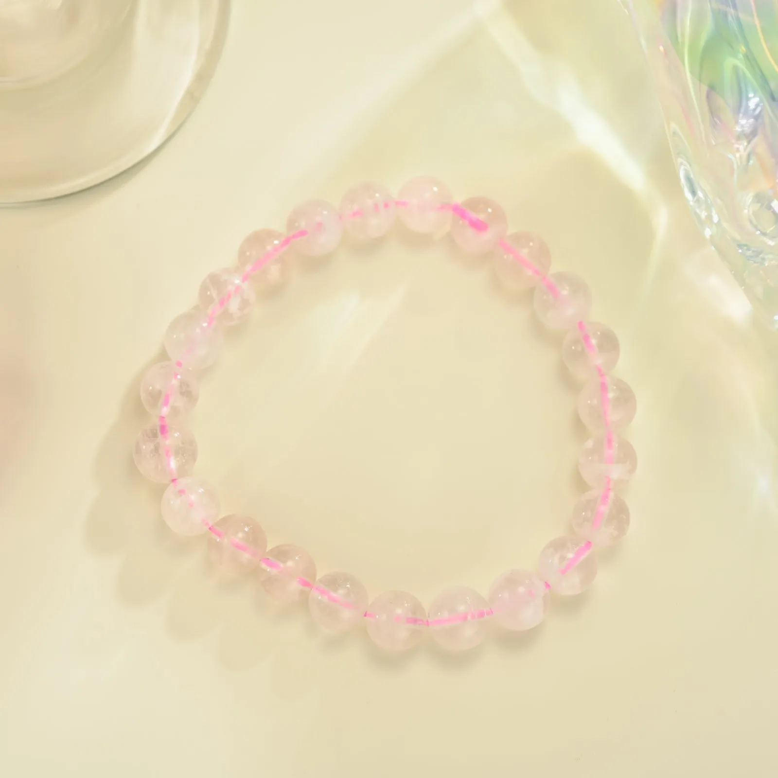 Natural Rose Quartz Bracelet sold by Selenichast product image thumbnail 3