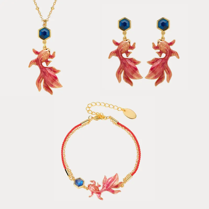 Koi Enamel Gift Set sold by Selenichast