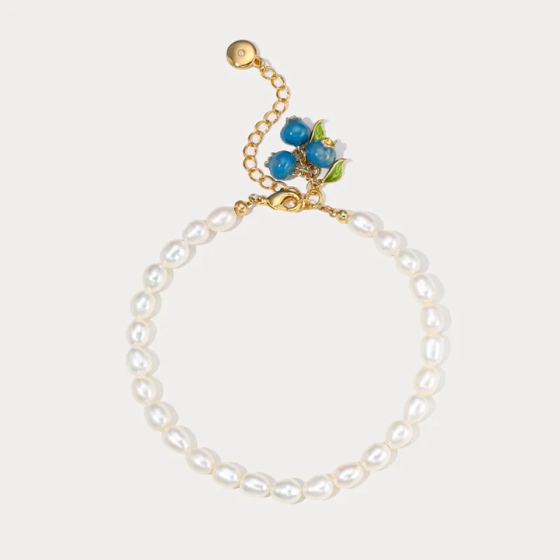 Blueberry Pearl Bracelet sold by Selenichast