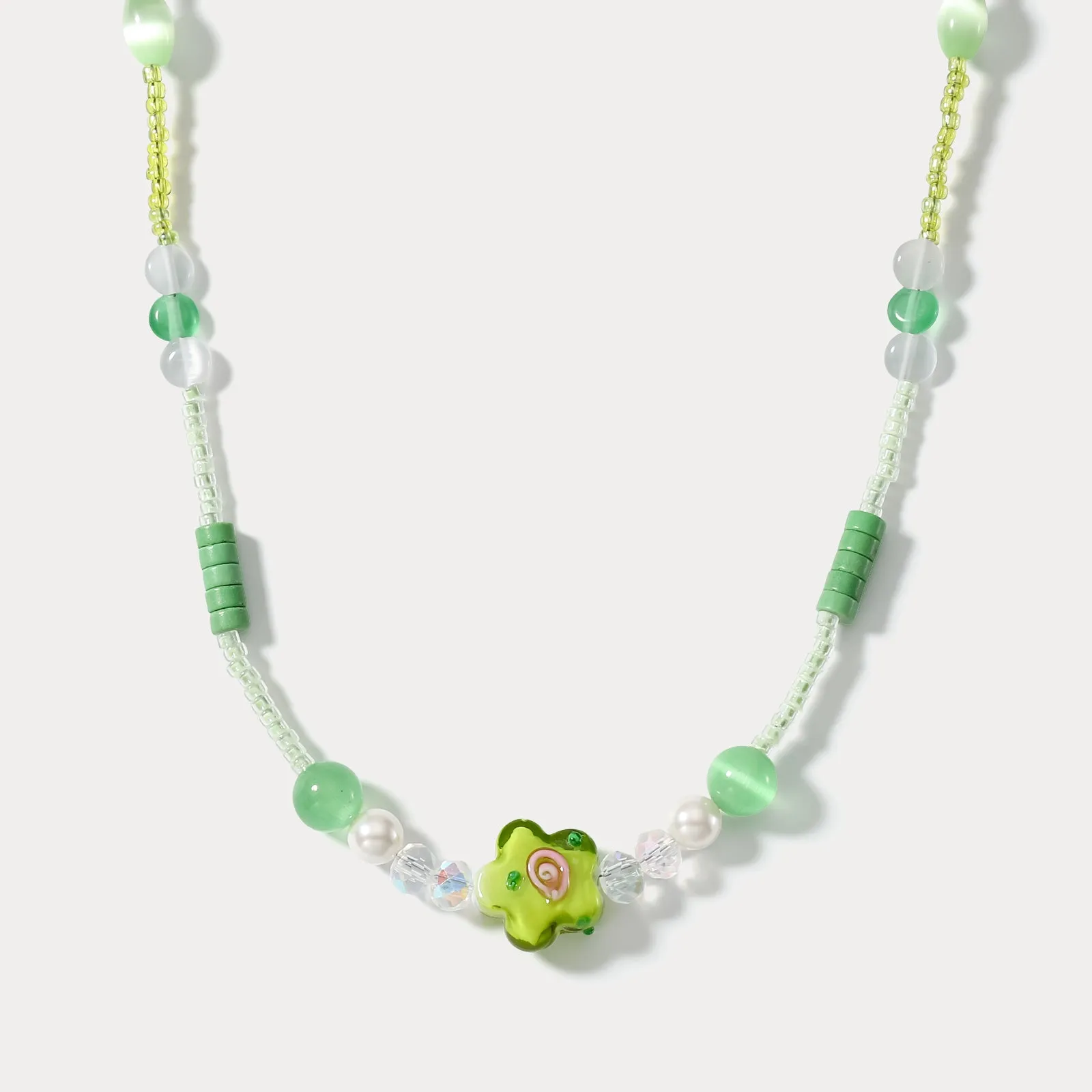 Flower Necklace sold by Selenichast