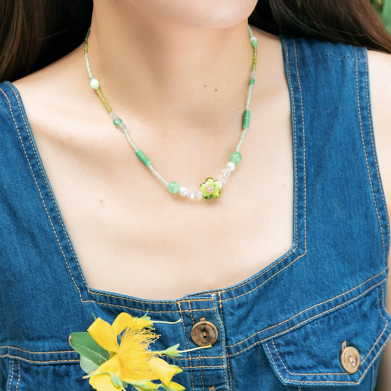 Flower Necklace sold by Selenichast product image thumbnail 3