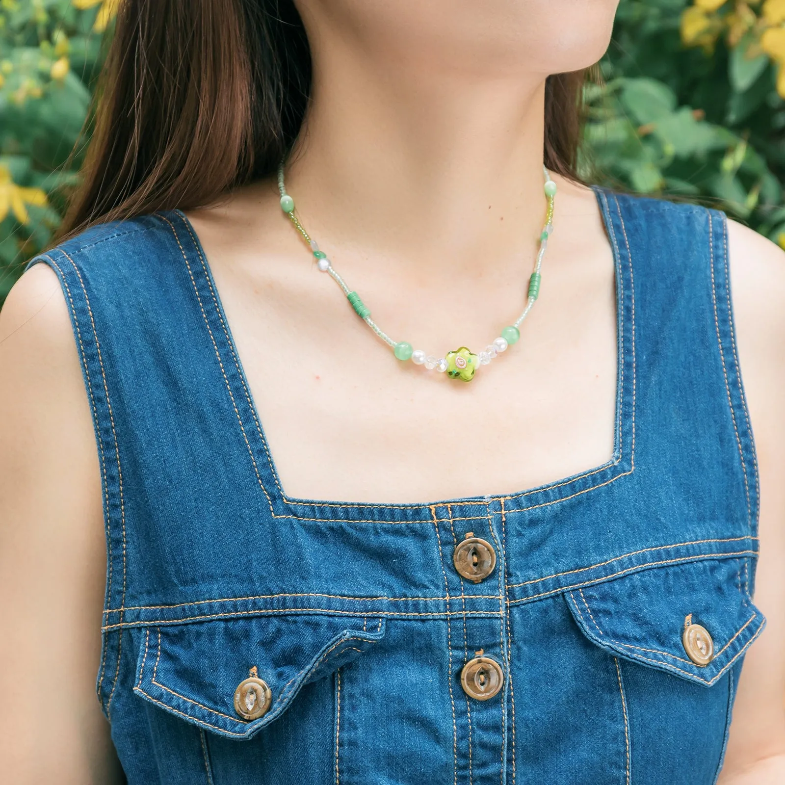 Flower Necklace sold by Selenichast product image thumbnail 2