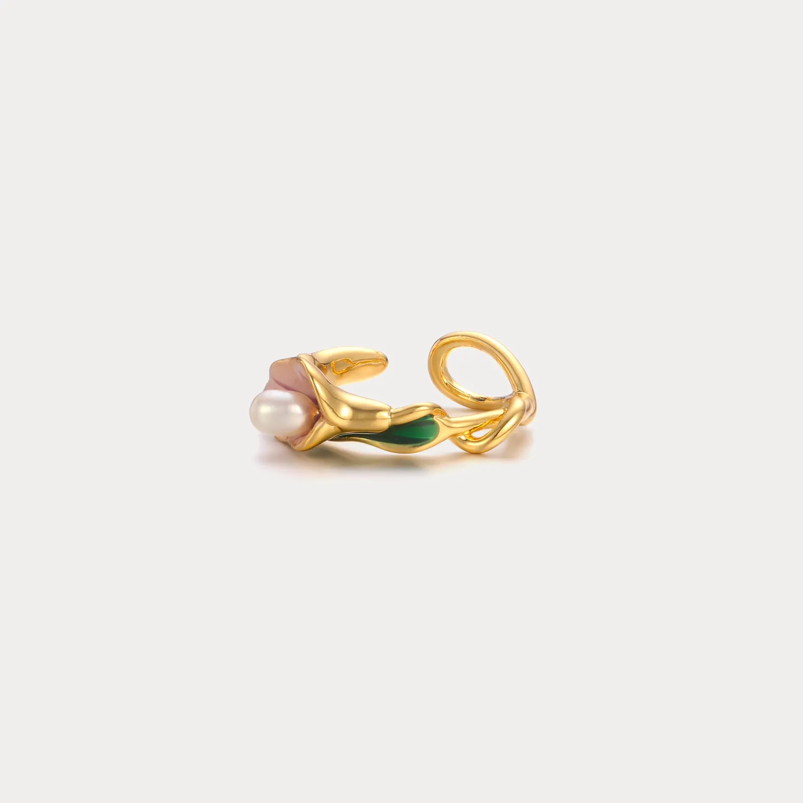 Calla Ring with Pearl sold by Selenichast product image thumbnail 5