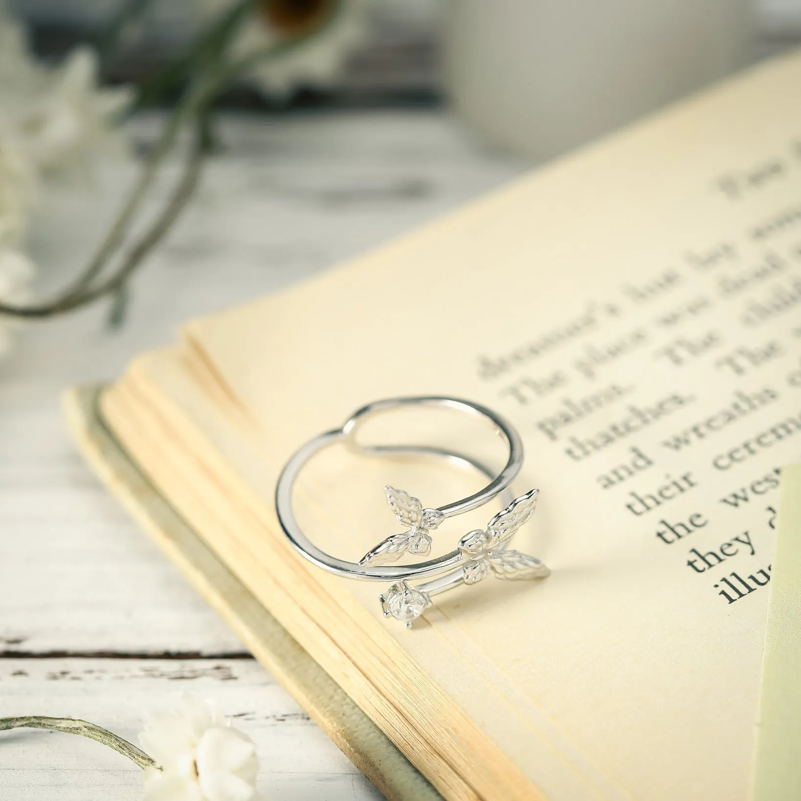 Butterfly Pin Ring sold by Selenichast product image thumbnail 3