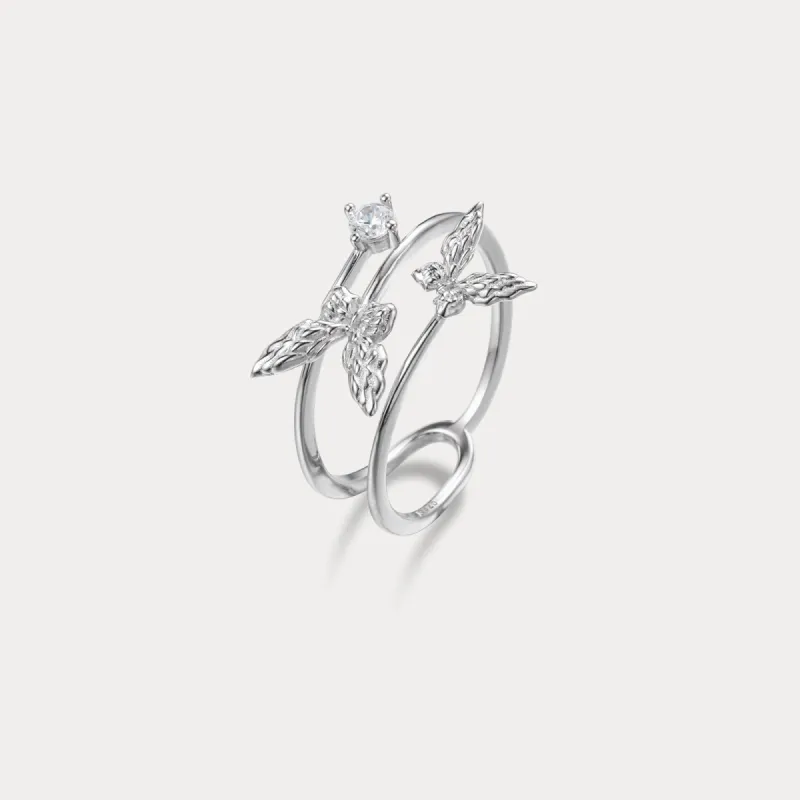 Butterfly Pin Ring sold by Selenichast