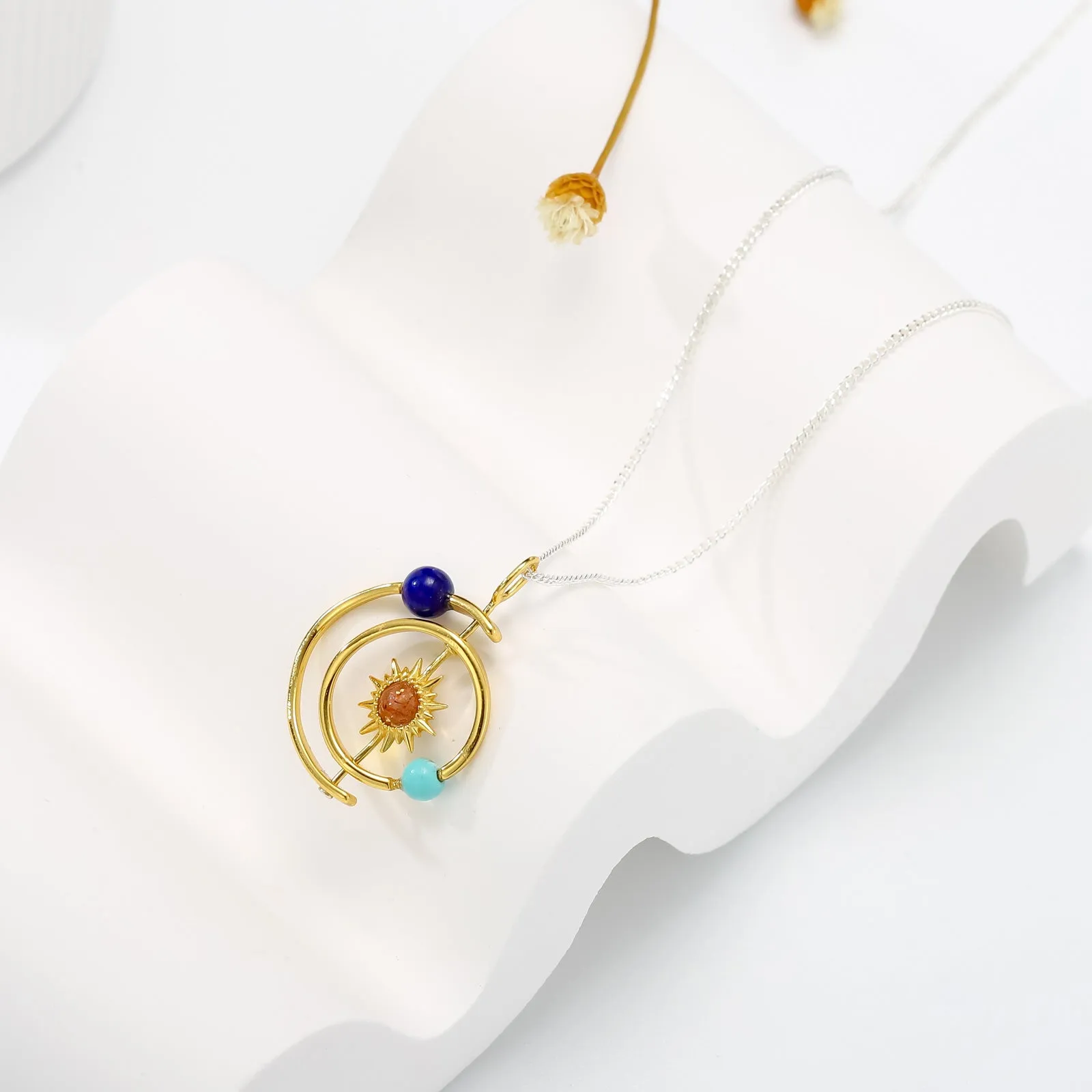 Solar System Necklace sold by Selenichast product image thumbnail 4