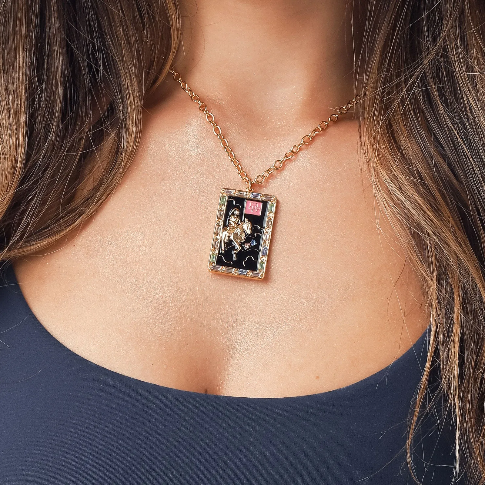 Death Tarot Card Necklace sold by Selenichast product image thumbnail 2
