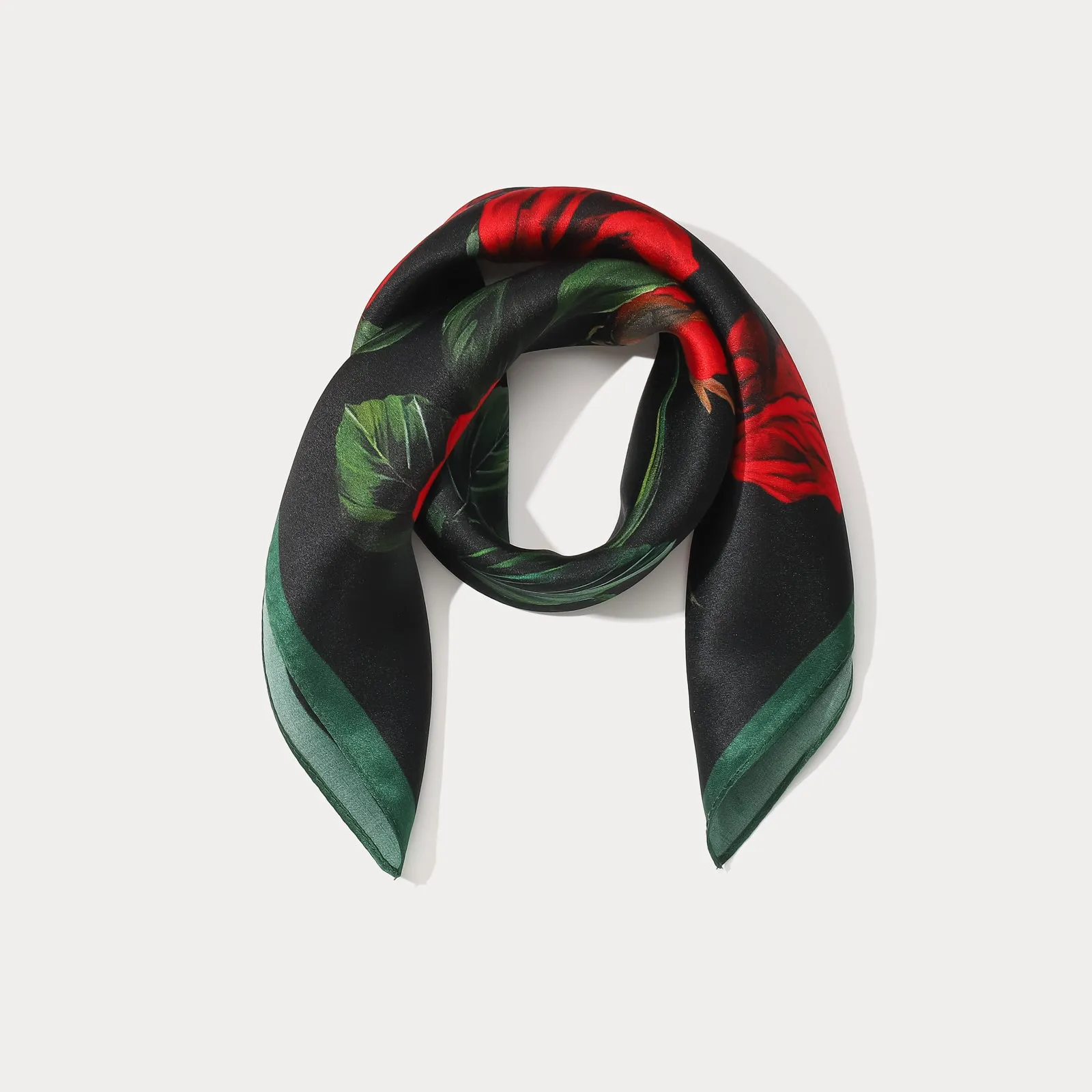 Dark Rose Square Scarf sold by Selenichast product image thumbnail 2