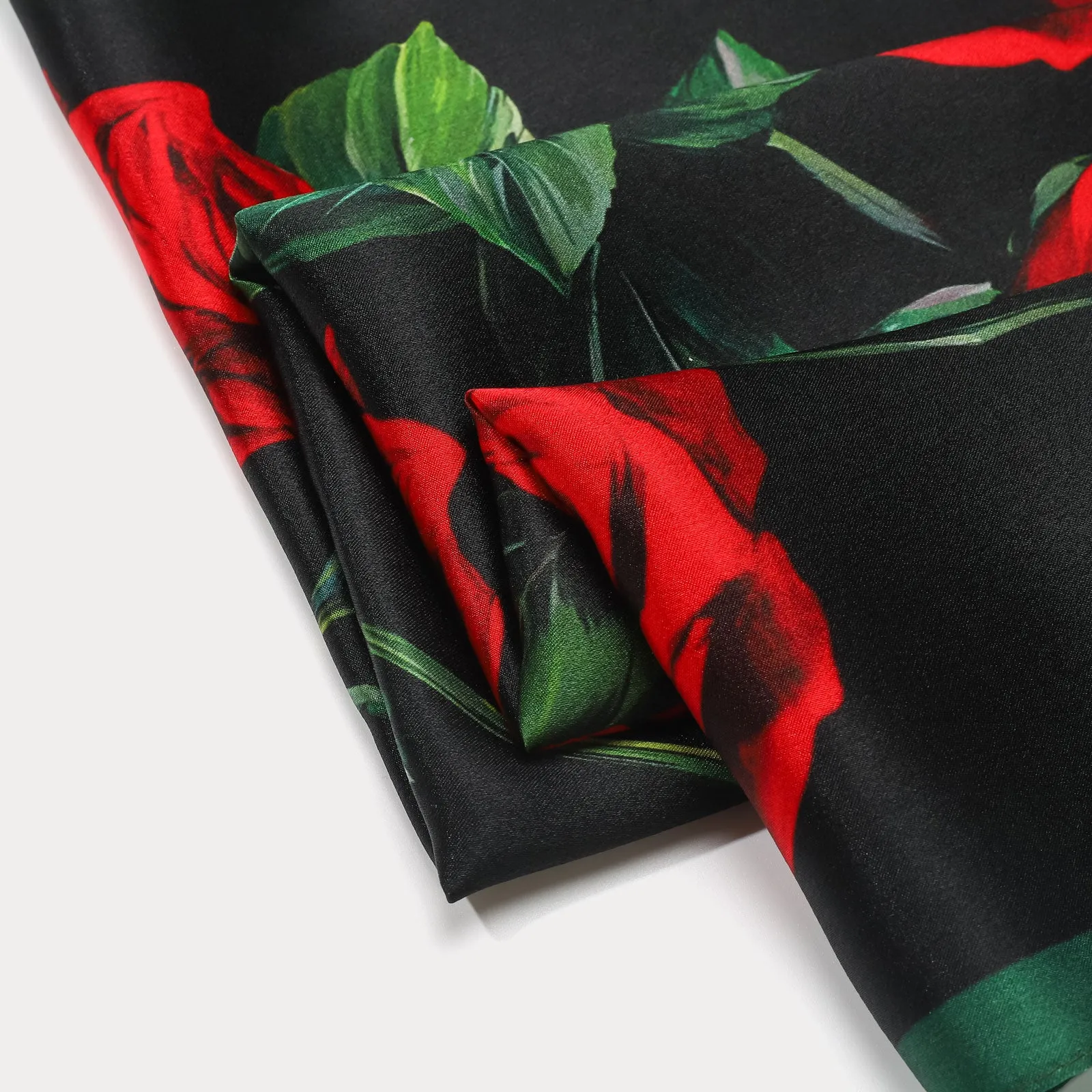 Dark Rose Square Scarf sold by Selenichast product image thumbnail 3