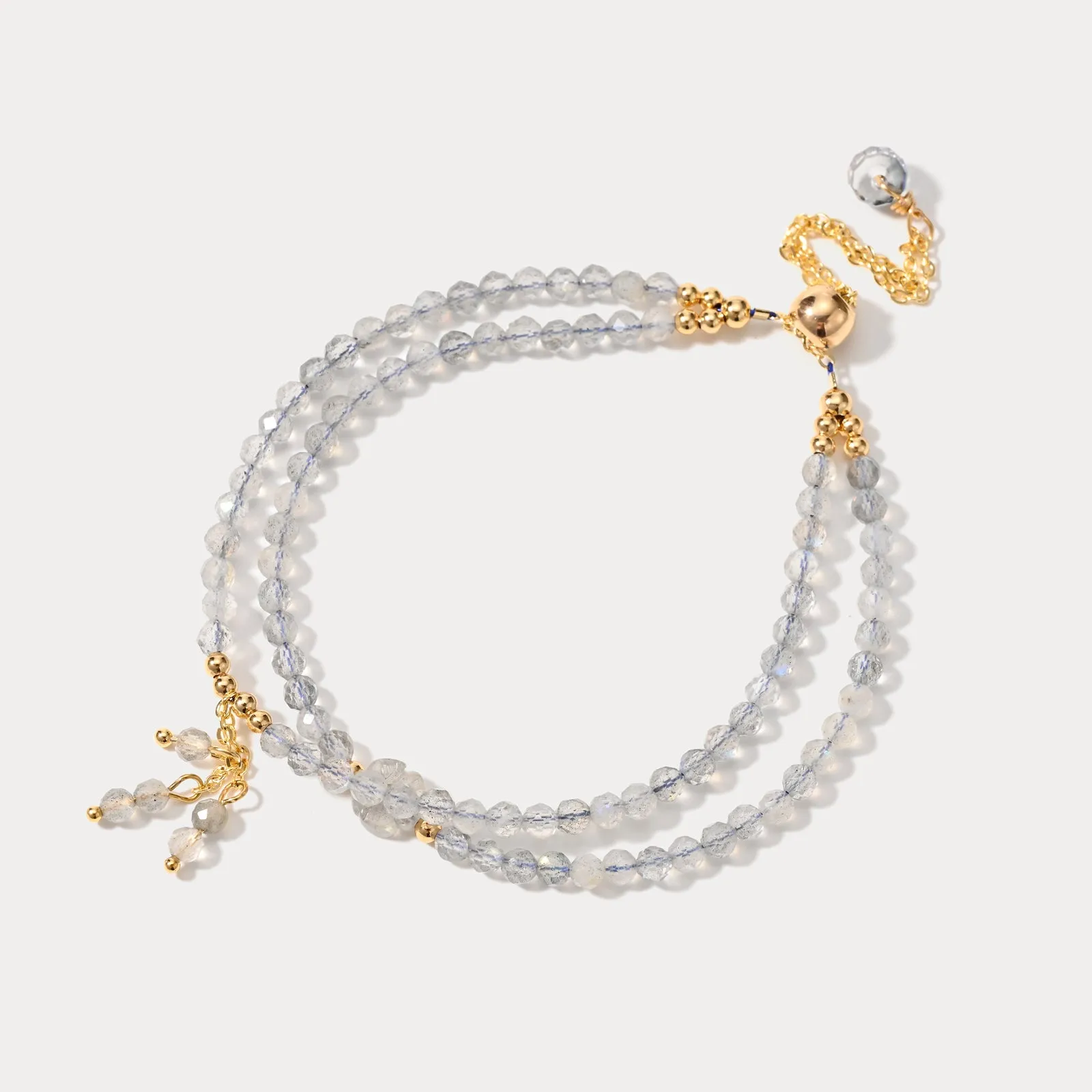 Seed Bead Labradorite Bracelet sold by Selenichast product image thumbnail 5