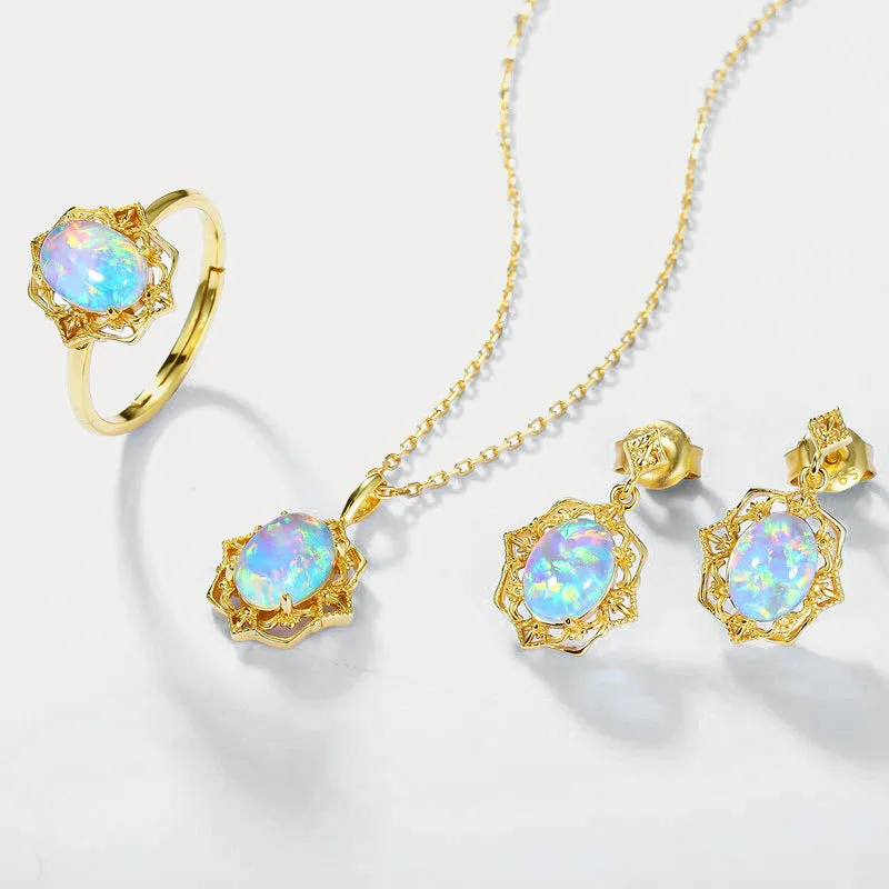Opal Earrings sold by Selenichast product image thumbnail 3