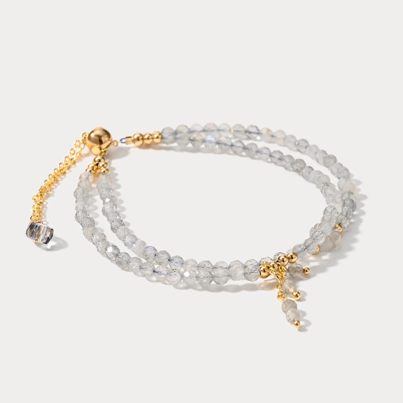 Seed Bead Labradorite Bracelet sold by Selenichast product image thumbnail 4