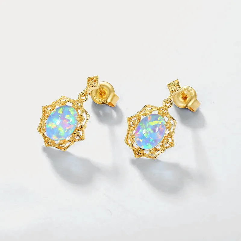 Opal Earrings sold by Selenichast product image thumbnail 2