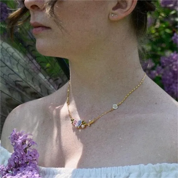 Wild Rose Necklace sold by Selenichast product image thumbnail 3