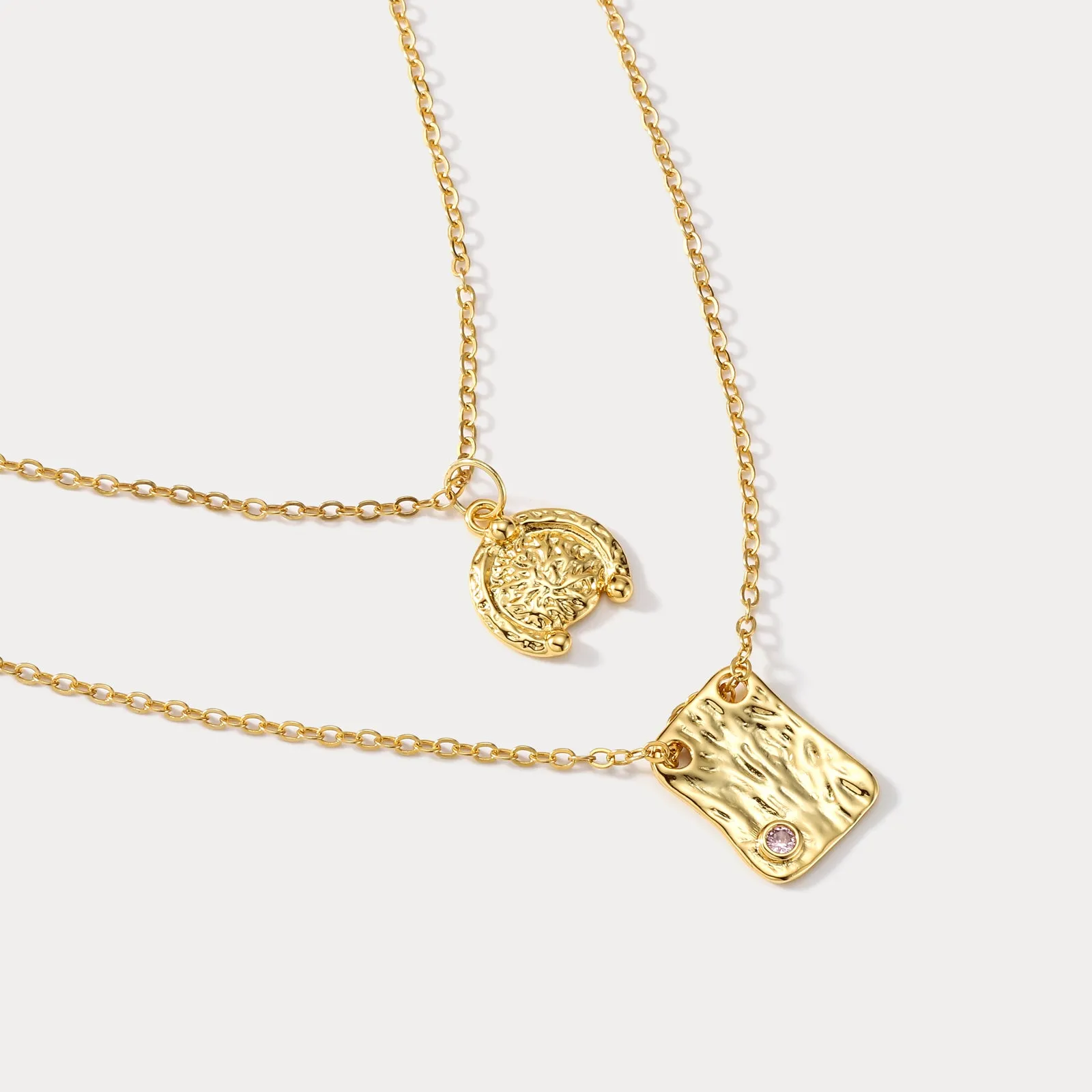 Vintage Glistening Layered Necklace sold by Selenichast product image thumbnail 5