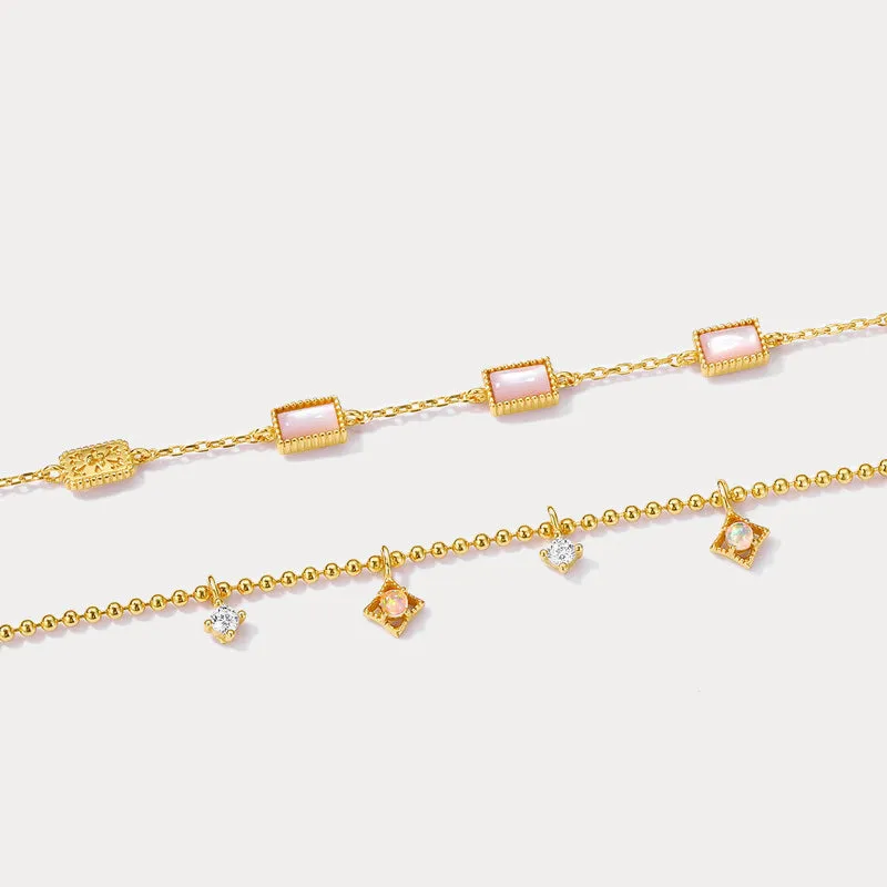 Opal Cross Flower Bracelet sold by Selenichast product image thumbnail 4