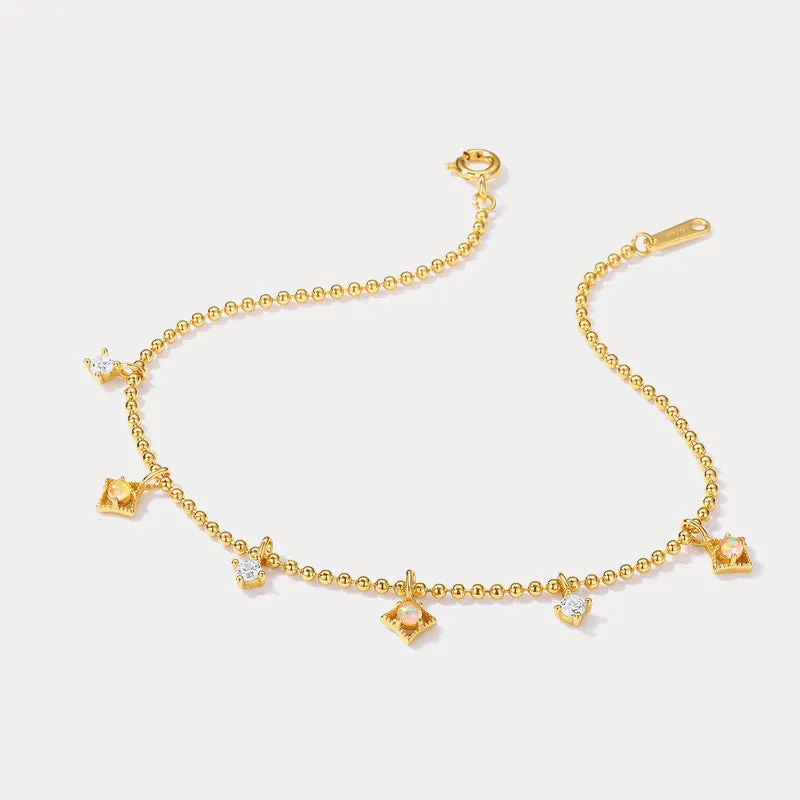 Opal Cross Flower Bracelet sold by Selenichast product image thumbnail 2