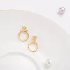Diamond Star-Shape Drop Hoops Earrings sold by Selenichast
