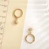Diamond Star-Shape Drop Hoops Earrings sold by Selenichast