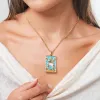 The Lovers Tarot Card Necklace sold by Selenichast