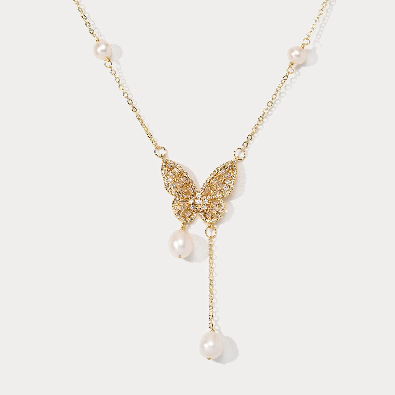 Butterfly Necklace sold by Selenichast