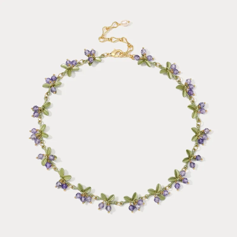 Lavender Berry Necklace sold by Selenichast