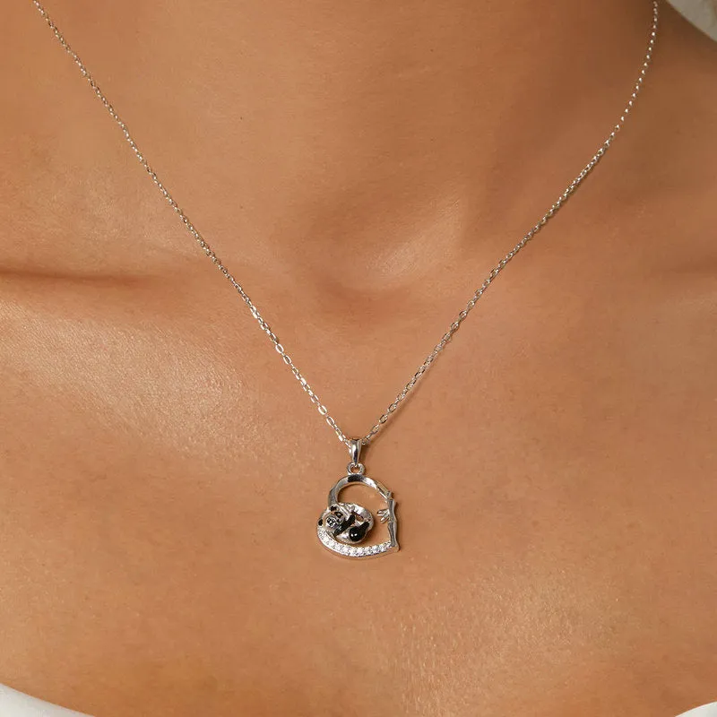 Heart Panda Necklace sold by Selenichast product image thumbnail 3