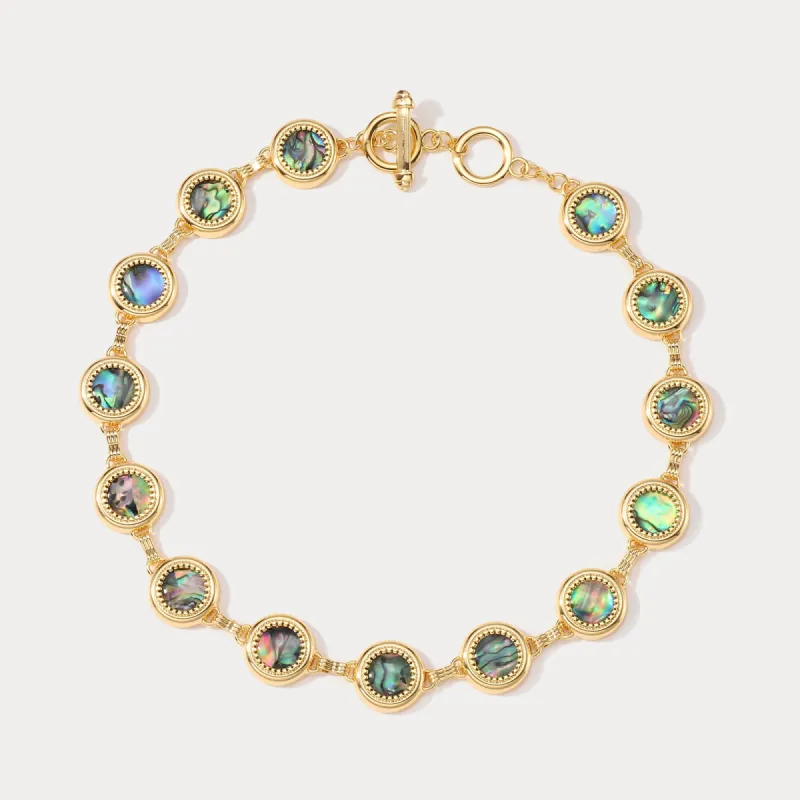 Abalone Shell Oil Painting Necklace sold by Selenichast