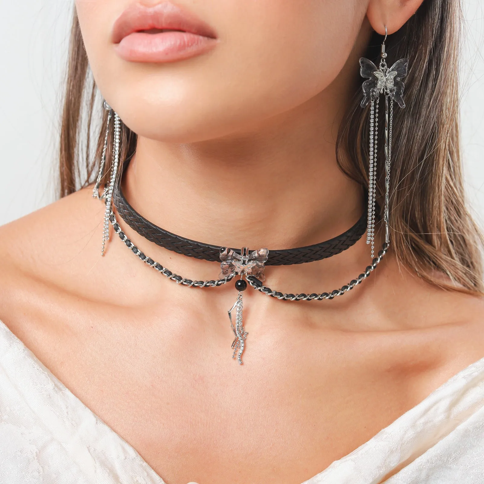 Twilight Butterfly Tassel Earrings sold by Selenichast product image thumbnail 3