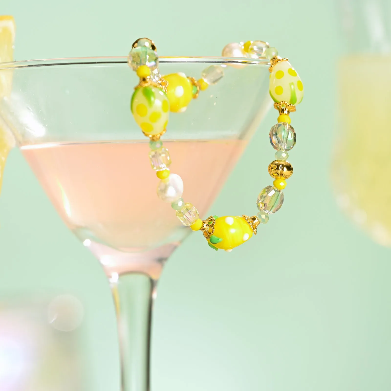 Raspberry Beaded Bracelet sold by Selenichast product image thumbnail 2