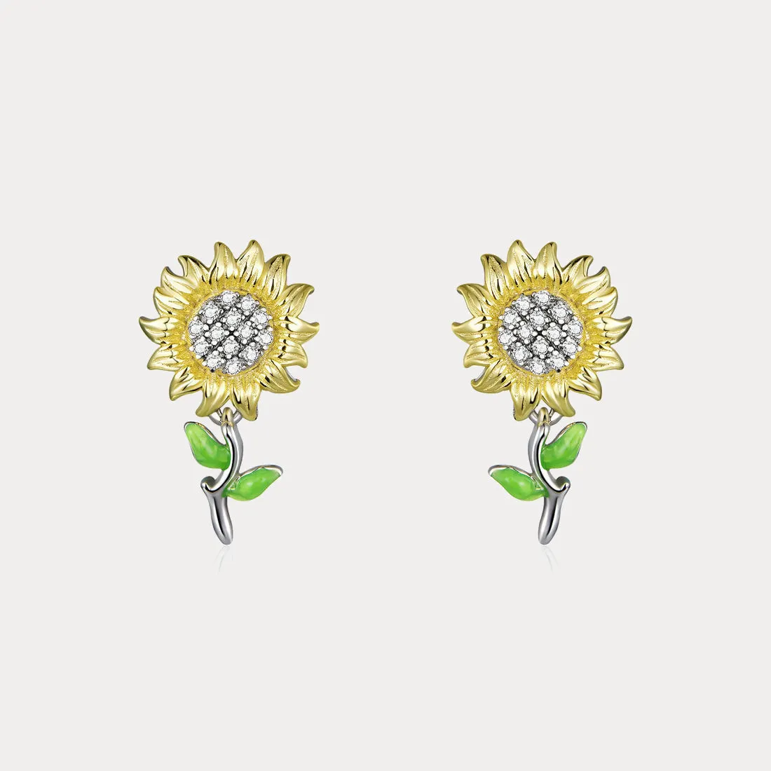 Sunflower Stud Earrings sold by Selenichast