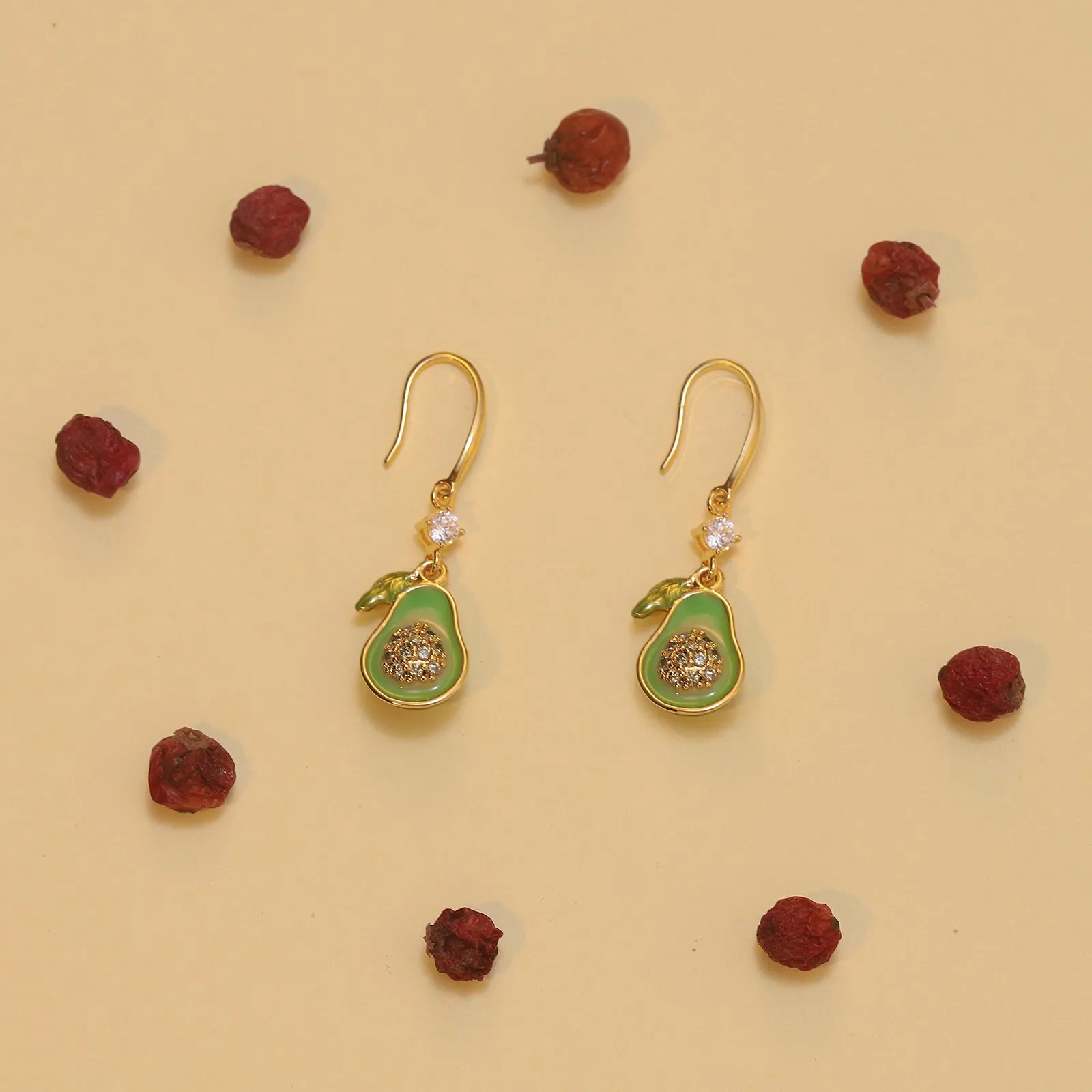 Avocado Earrings sold by Selenichast product image thumbnail 5