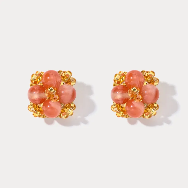 Vintage Agate Stud Earrings sold by Selenichast