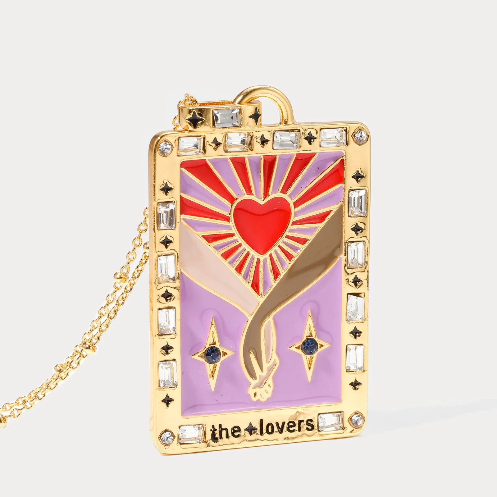 The Lovers Tarot Necklace sold by Selenichast product image thumbnail 2