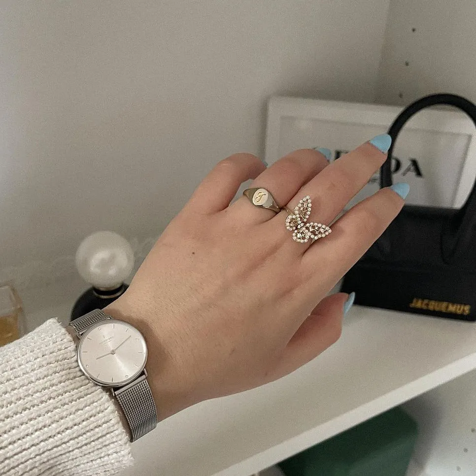 Butterfly Pearl Ring sold by Selenichast product image thumbnail 5