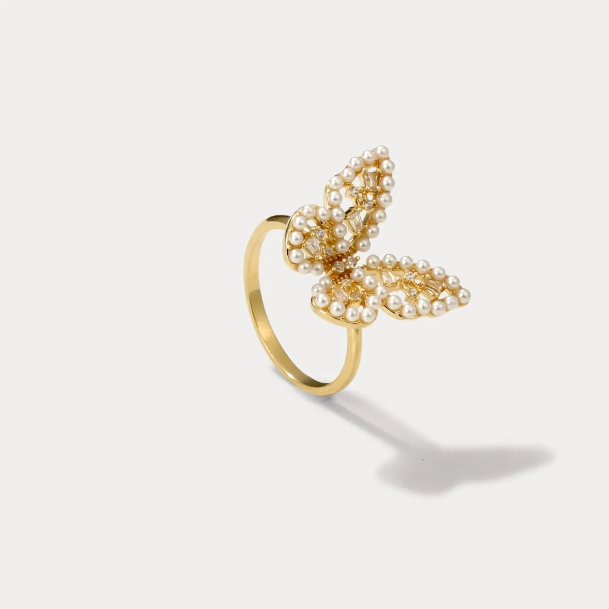 Butterfly Pearl Ring sold by Selenichast product image thumbnail 3