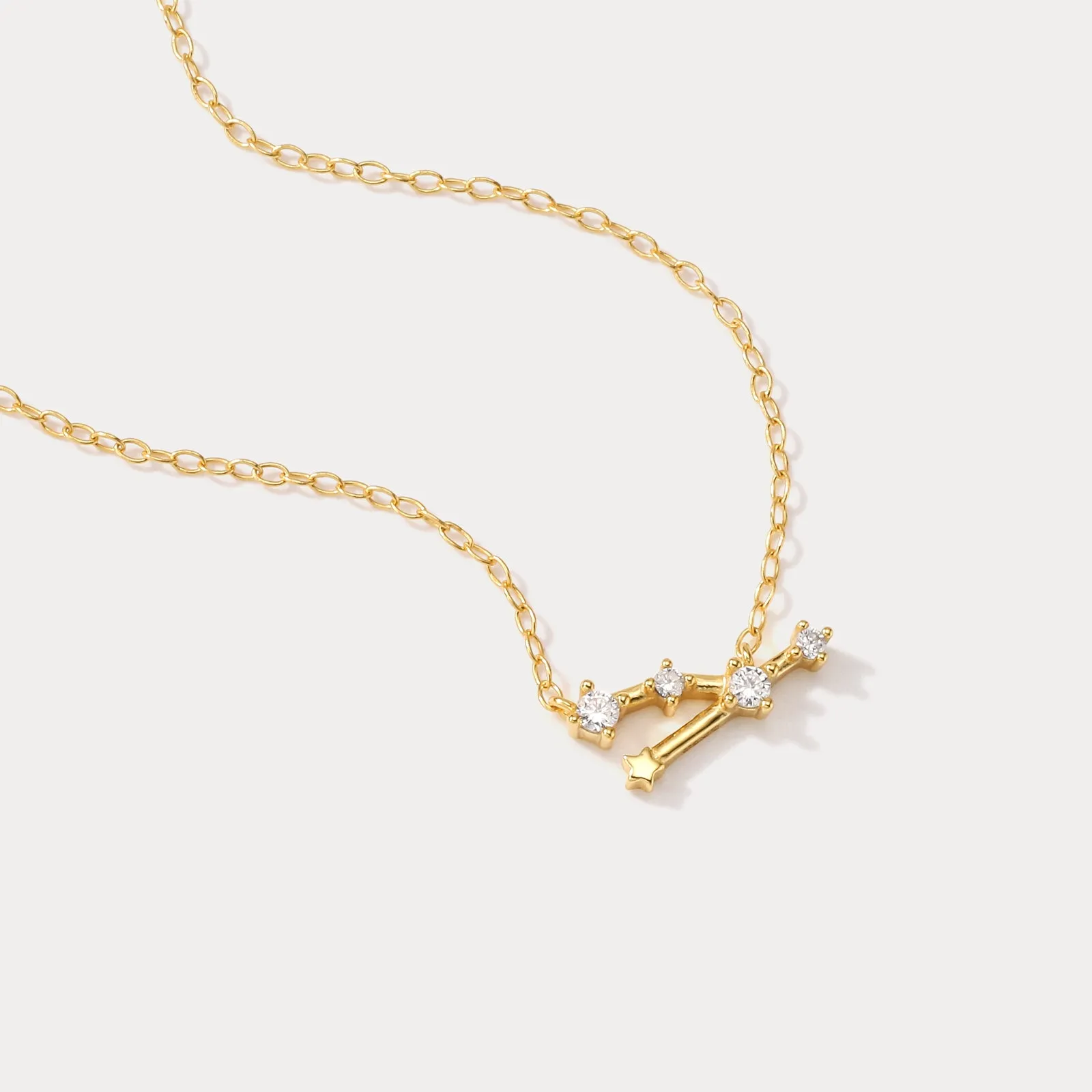 Constellation Silver Necklace - Taurus sold by Selenichast product image thumbnail 4