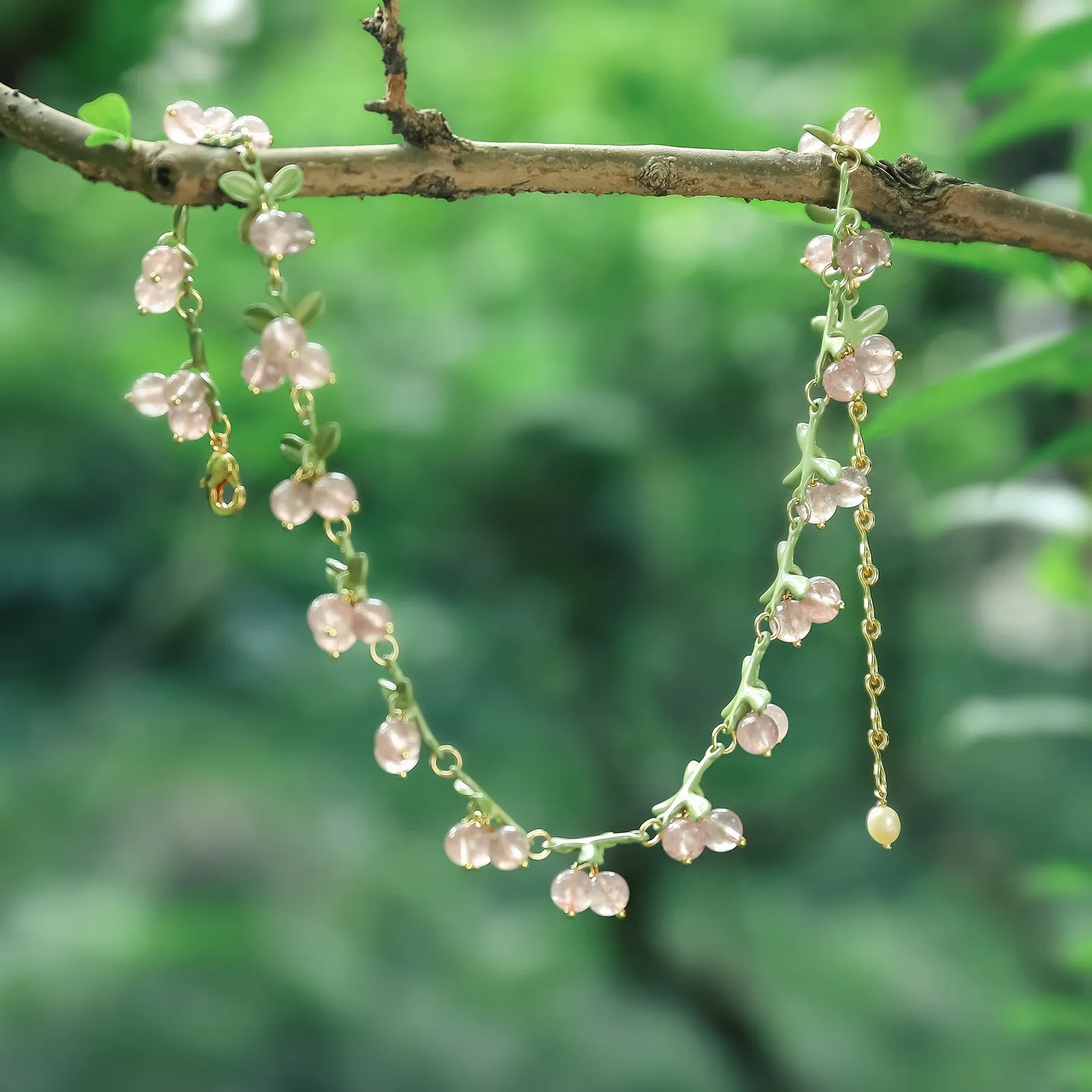 Pink Berry Necklace sold by Selenichast product image thumbnail 4